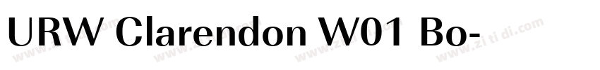 URW Clarendon W01 Bo字体转换 URW Clarendon W01 Bo字体转换